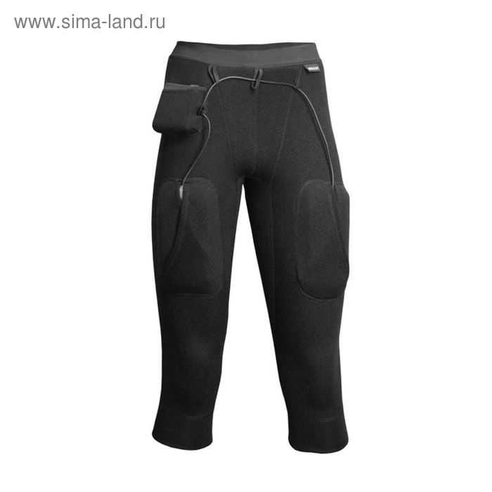 Короткие кальсоны, с подогревом Arctic Merino Wool, черные, 56-58, рост 182-188 см, 8 - 30 ч, ДУ, 6000 мАч - Фото 1