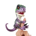 Интерактивная игрушка «Динозавр Рэйзор», тёмно-зелёный с фиолетовым, 12 см - Фото 3