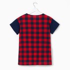 Футболка женская KAFTAN "Hello winter" красн., р-р 40-42, 100% хл - Фото 10