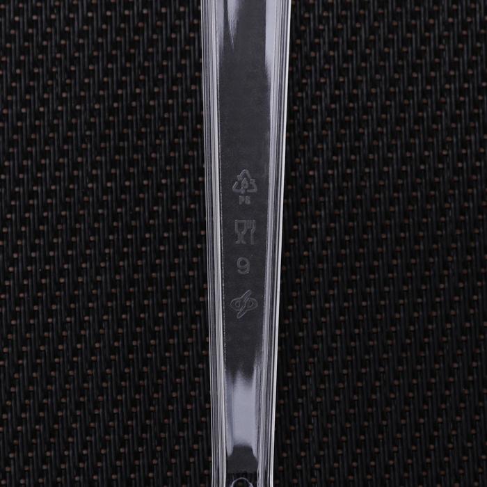 Вилка одноразовая «Премиум», 18 см, цвет прозрачный - фото 1884881268