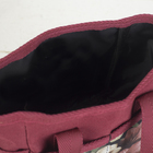 Сумка спортивная, отдел на молнии, с косметичкой, цвет чёрный/бордовый - Фото 7