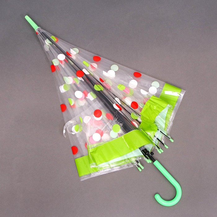 Зонт детский «Кружочки», цвет МИКС - фото 1905507067