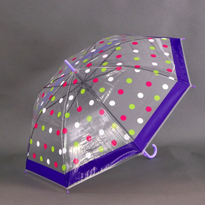 Зонт детский «Кружочки», цвет МИКС - фото 1905507071