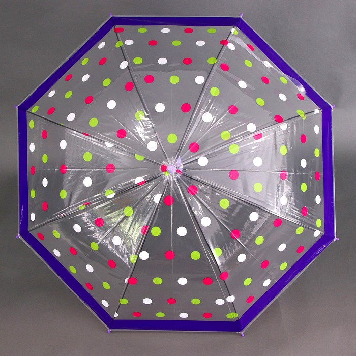 Зонт детский «Кружочки», цвет МИКС - фото 1883400830