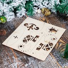 Заготовка для творчества "Дед Мороз в санях" (комплект 5 шт) - фото 23217718