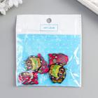 Декор пластик "Совята" МИКС 3,1х2 см (комплект 6 шт) - фото 24531934