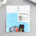 Декор пластик "Зверинец" набор 3 шт 3,5х2,2 см - фото 24531939