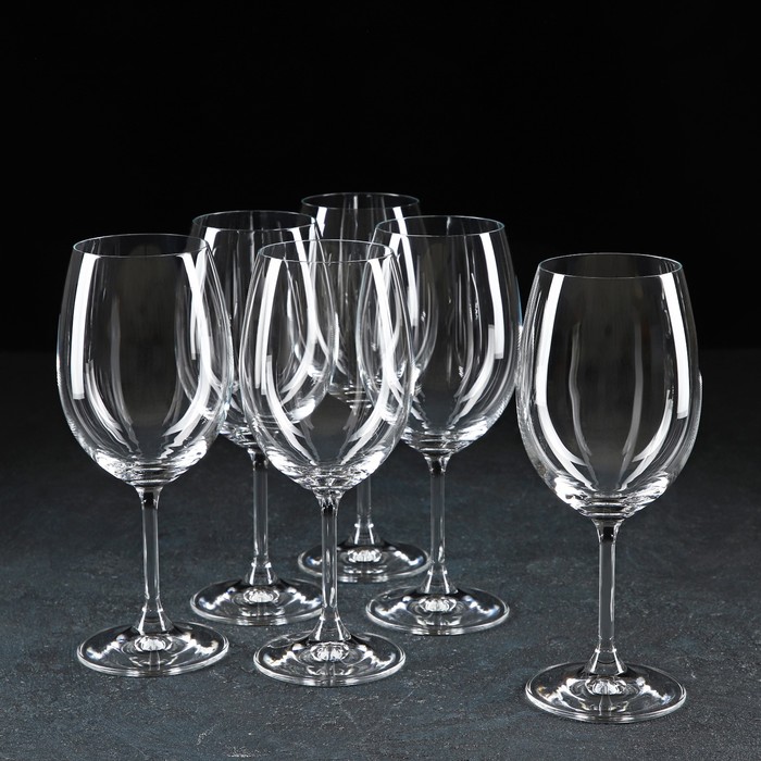 Набор бокалов для вина «Лара», 450 мл, 6 шт - Фото 1