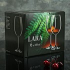 Набор бокалов для вина «Лара», 450 мл, 6 шт - Фото 3