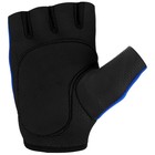 Перчатки спортивные ONLYTOP, р. М, цвет синий/чёрный - Фото 5