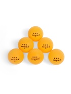 Мяч для настольного тенниса BOSHIKA, 3 звезды, набор 6 шт., цвет оранжевый - фото 809436153