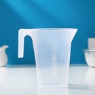 Кувшин мерный Доляна, 1 л, пластик, прозрачный - Фото 2