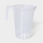 Кувшин мерный Доляна, 1.5 л, цвет прозрачный - Фото 3