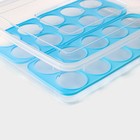 Контейнер для хранения яиц Доляна, 20 ячеек, 27.5×22×7 см, пластик, МИКС - Фото 7