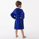 Халат махровый детский Рыцарь, размер 32, цвет синий, 340 г/м² хл. 100% с AIRO - Фото 3