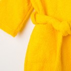 Халат махровый детский Лисёнок, размер 28, цвет жёлтый, 340 г/м² хл. 100% с AIRO - Фото 4