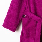 Халат махровый детский Принцесса, размер 36, цвет Розовый, 340 г/м² хл. 100% с AIRO - Фото 4