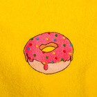 Халат махровый детский Пончик, размер 36, цвет жёлтый, 340 г/м² хл. 100% с AIRO - Фото 6