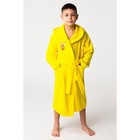 Халат махровый детский Корги, размер 36, цвет жёлтый, 340 г/м² хл. 100% с AIRO - Фото 2