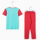 Пижама для девочки, цвет мятный, рост 98-104 см (28) - Фото 5