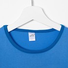 Пижама для мальчика, цвет голубая полоска, рост 110-116 см (32) - Фото 2