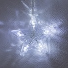 Гирлянда «Бахрома-арка» 2.5 × 1.2 м с насадками «Звёзды», IP20, прозрачная нить, 136 LED, свечение белое, 8 режимов, 220 В - Фото 7