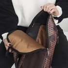 Рюкзак молодёжный, отдел на молнии, наружный карман, цвет коричневый - Фото 5
