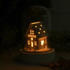 Новогодний сувенир с подсветкой «Зимний домик» - Фото 2