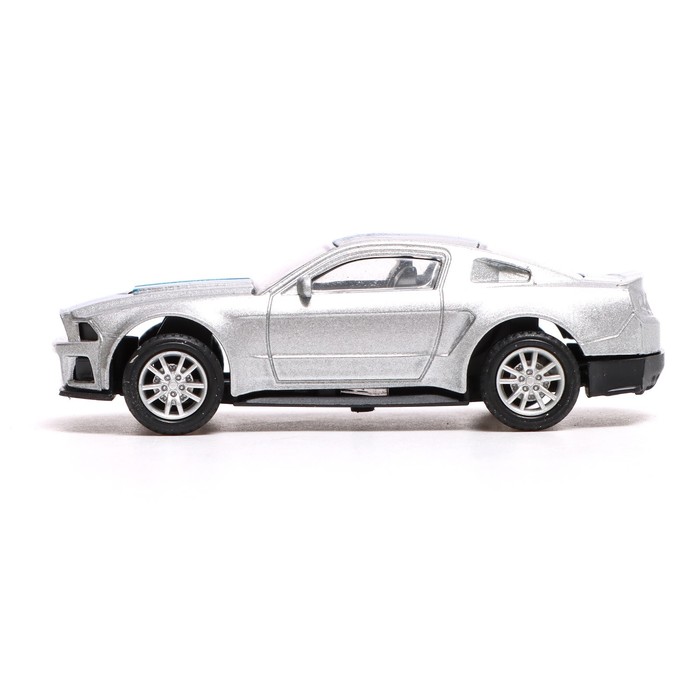 Машина металлическая «Спорт», инерционная, масштаб 1:43, цвет серый - фото 1905507183