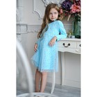 Платье для девочки KAFTAN, бирюзовое, рост 122-128 см (34) - Фото 2