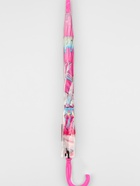 Зонт - трость детский «Единорог с радугой», полуавтоматический, 8 спиц, R=40/47 см, d=80 см, розовый - Фото 5