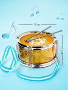 Игрушечный барабан «Рок. Бум!», детский - Фото 2