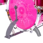 Барабанная установка «Большой музыкант», со стульчиком, цвета МИКС - Фото 2