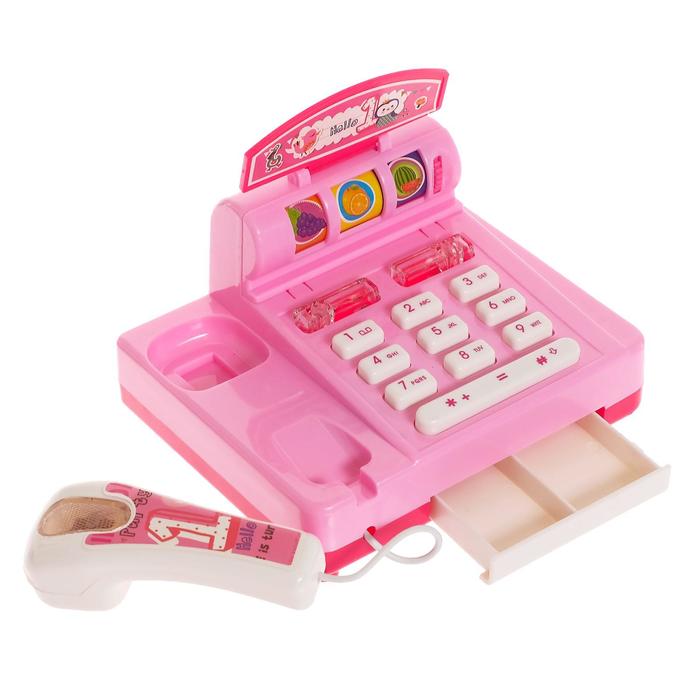 Касса со сканером «Мини-магазин», световые и звуковые эффекты, цвет МИКС 44273