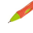 Ручка шариковая автоматическая для левшей MENTY, узел 0.7 мм, чернила синие, микс - Фото 3