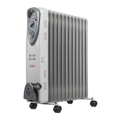 Обогреватель масляный «Ресанта» ОМ-12Н, 12 секций, напольный, 2500 Вт, 30 м², белый