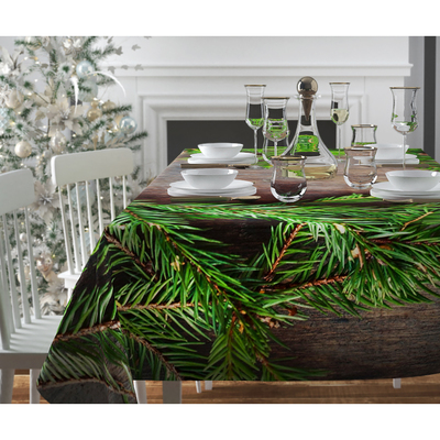 Скатерть с пропиткой «Еловый аромат», 140х220 см, оксфорд, 240 г/м2, 100% полиэстер