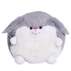 Мягкая игрушка «Заяц», круглый, цвет серый, 34 см - Фото 4