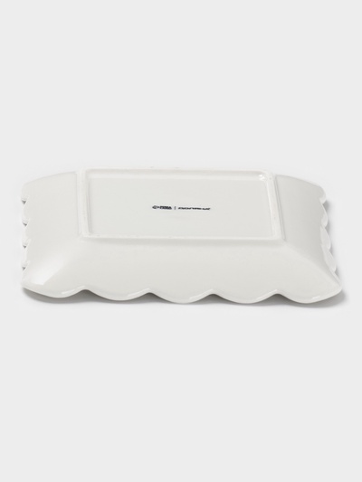 Тарелка квадратная Доляна «Сьюзен», 15×15 см, фарфор, белая