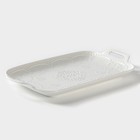 Блюдо «Сьюзен», 29.5×17.5 см, керамика, цвет белый - Фото 2