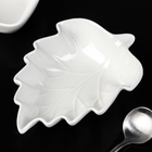 Соусник керамический «Лиственик», 14×10×3 см, цвет белый - фото 318127647
