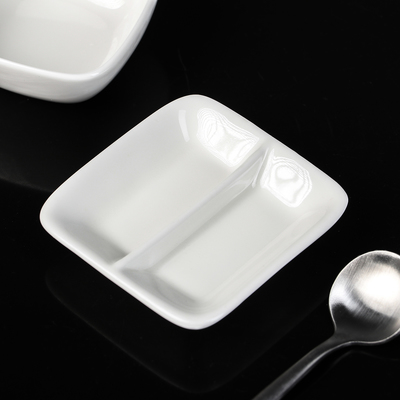 Соусник «Квадро», 2 ячейки, 8×8×2 см