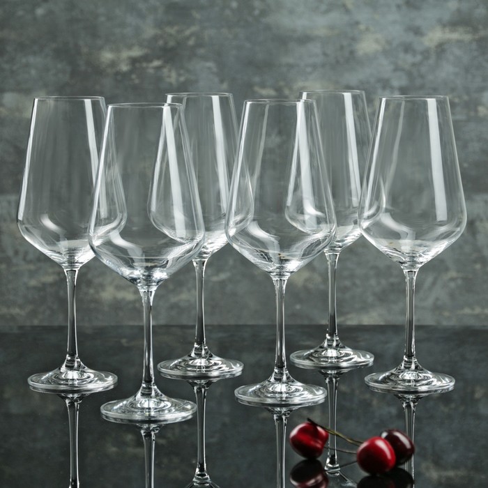 Набор бокалов для вина «Сандра», 550 мл, 6 шт - фото 1908414170