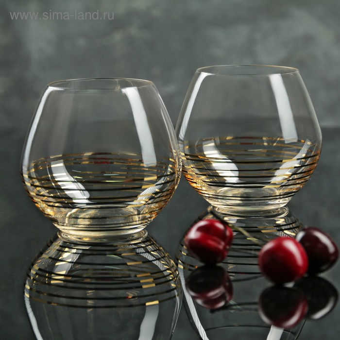 Набор стаканов для виски «Аморосо», 440 мл, 2 шт - Фото 1