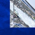 Бумага голографическая «Звездопад», синяя, 70×100 см - Фото 2