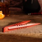 Щипцы для кальяна NEO LUX, 22 см, красный цвет - Фото 1