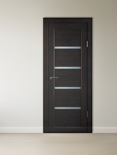 Комплект межкомнатной двери «B-2», со стеклом, 2000×800 мм, цвет венге