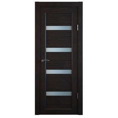 Комплект межкомнатной двери «B-4», со стеклом, 2000×600 мм, цвет венге