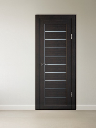 Комплект межкомнатной двери «B-5», со стеклом, 2000×700 мм, цвет венге