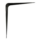 Кронштейн ТУНДРА, 150?125?0.8 мм, черный (комплект 24 шт) - фото 23123124